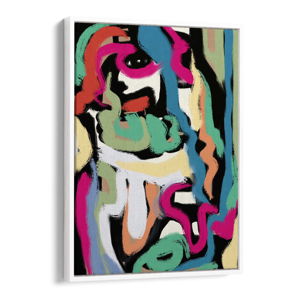 BOLD COLORFUL BRUSHSTROKES , ABSTRACT PAINTINGS