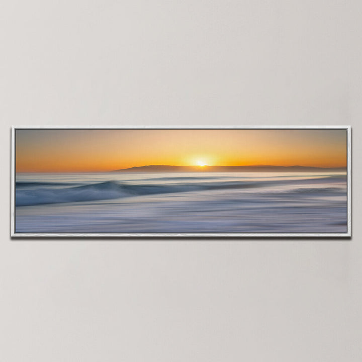ALMADRABA BEACH AT SUNSET , PANORAMIC ART