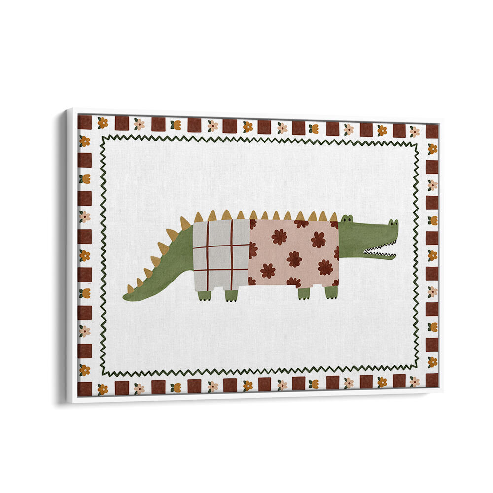 QUILTED CROCODILE , KIDS ROOM PAINTINGS