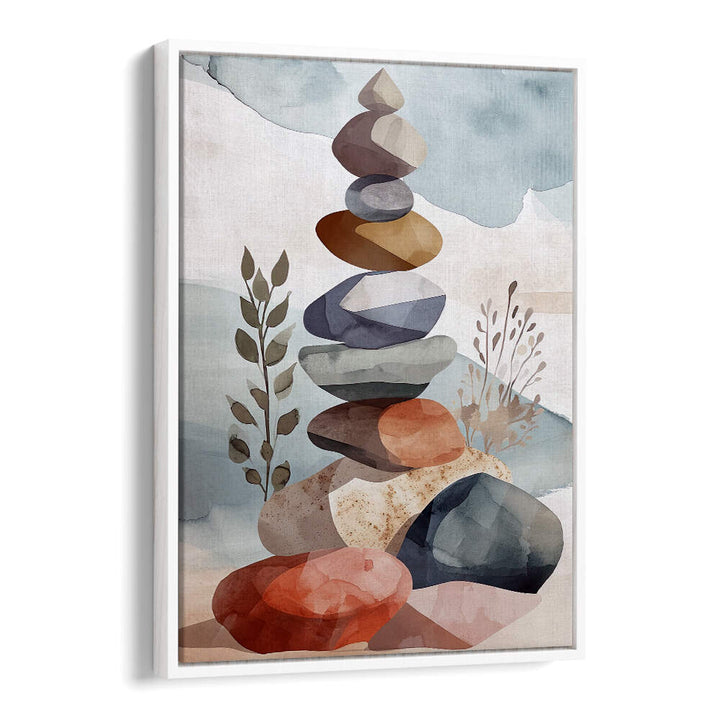 MINIMAL CALMS III , FLORAL, FLOWERS - PAINTINGS & ARTWORKS