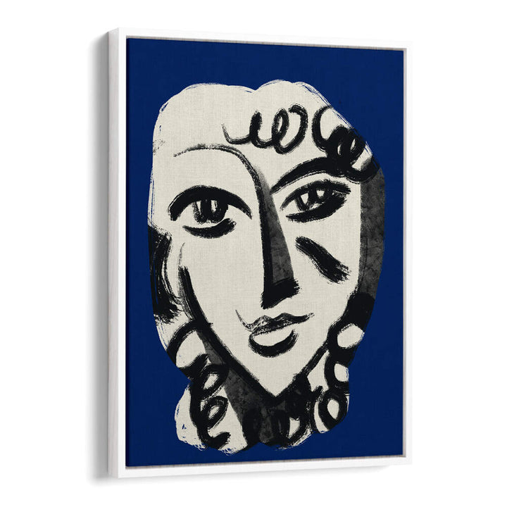 LOVELY GIRL IN BLUE , PORTRAITS & FIGURATIVE ILLUSTRATIONS