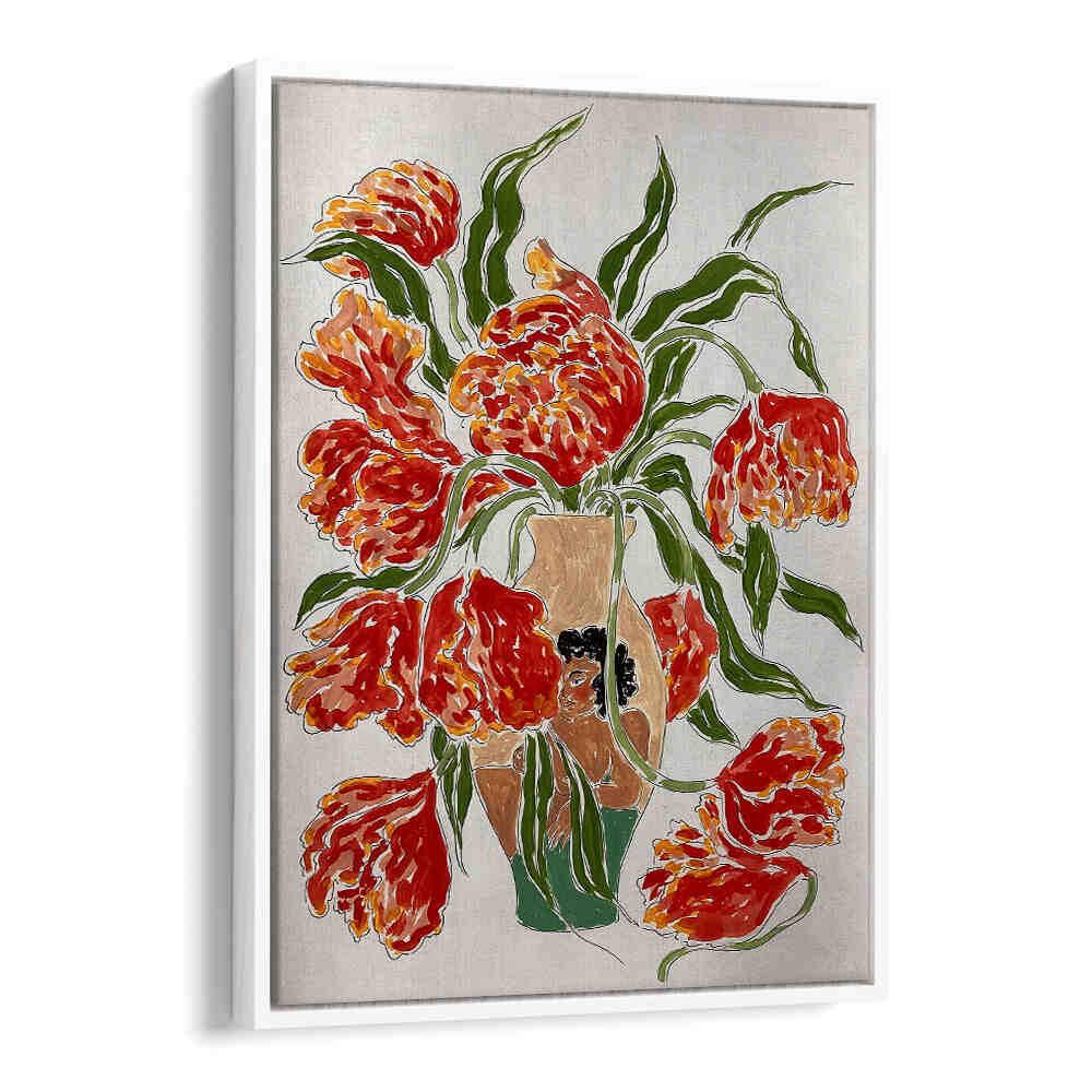 THE AFTERMATH , FLORAL FLOWER PAINTINGS
