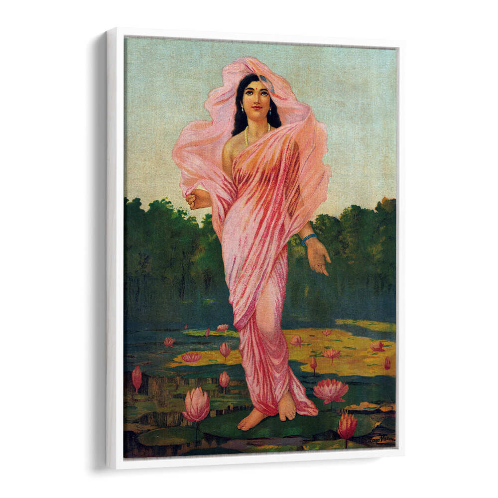 PADMINI THE LOTUS LADY , INDIAN ART PAINTINGS