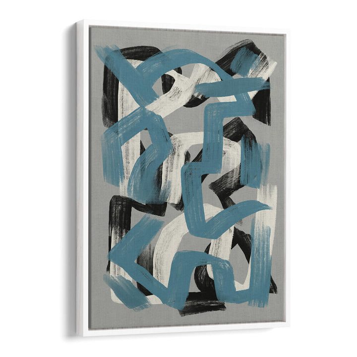 DRY BRUSH ABSTRACT IN GREY , ABSTRACT PAINTINGS