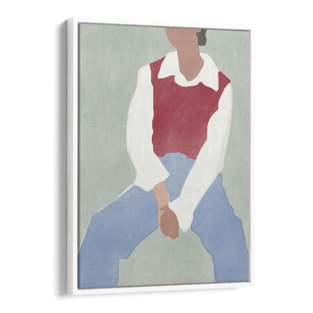 ABSTRACT FIGURE IN CASUAL ATTIRE , FASHION POSTERS