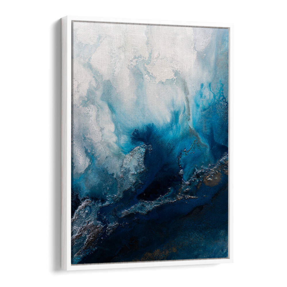 Stunning SEASCAPE ABSTRACTION, ABSTRACT PAINTINGS showcasing vibrant ocean hues to elevate any space's atmosphere.