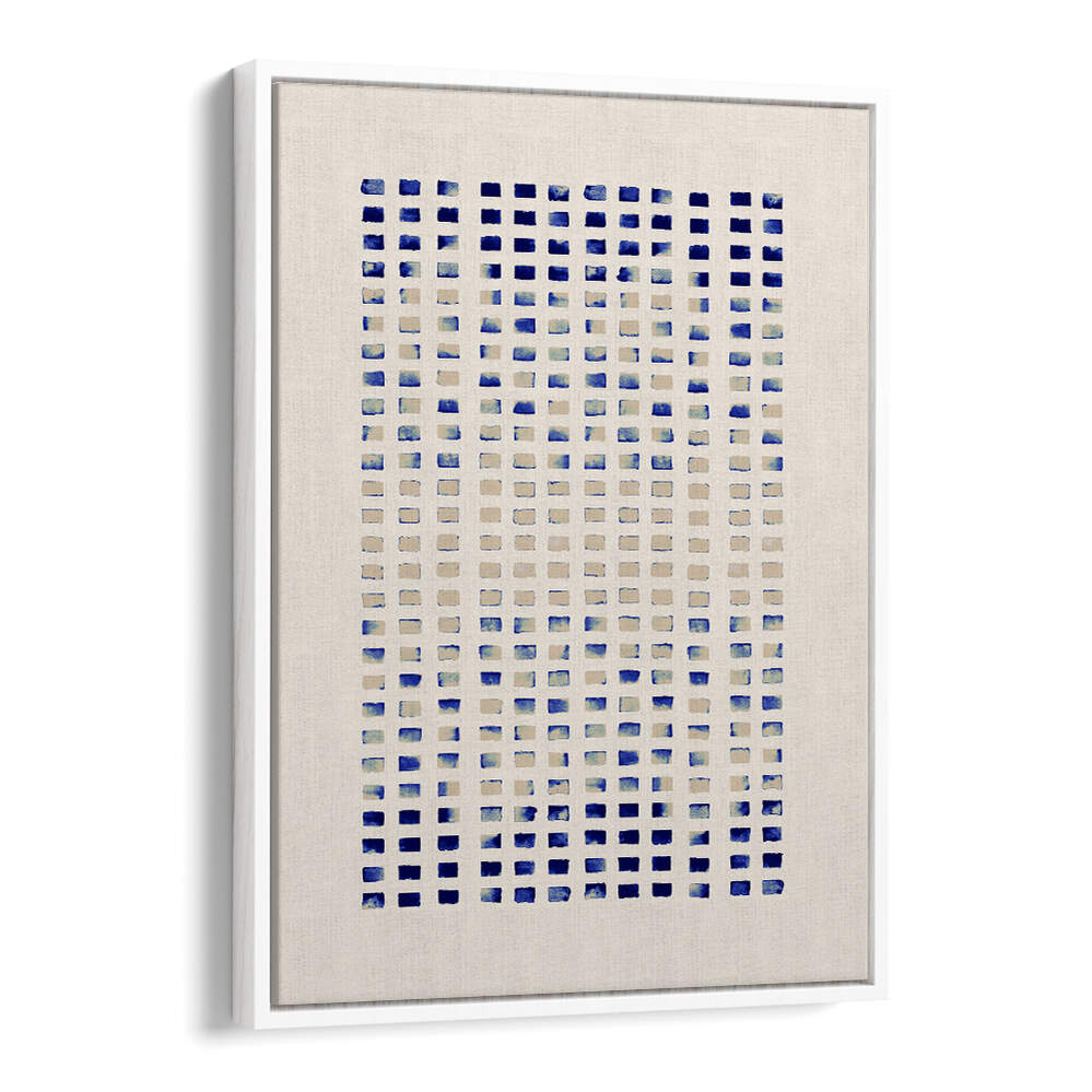 Elegant BLUE CORAL REFLECTING LINES, ABSTRACT PAINTINGS, featuring deep blues and coral hues, perfect for any living space.