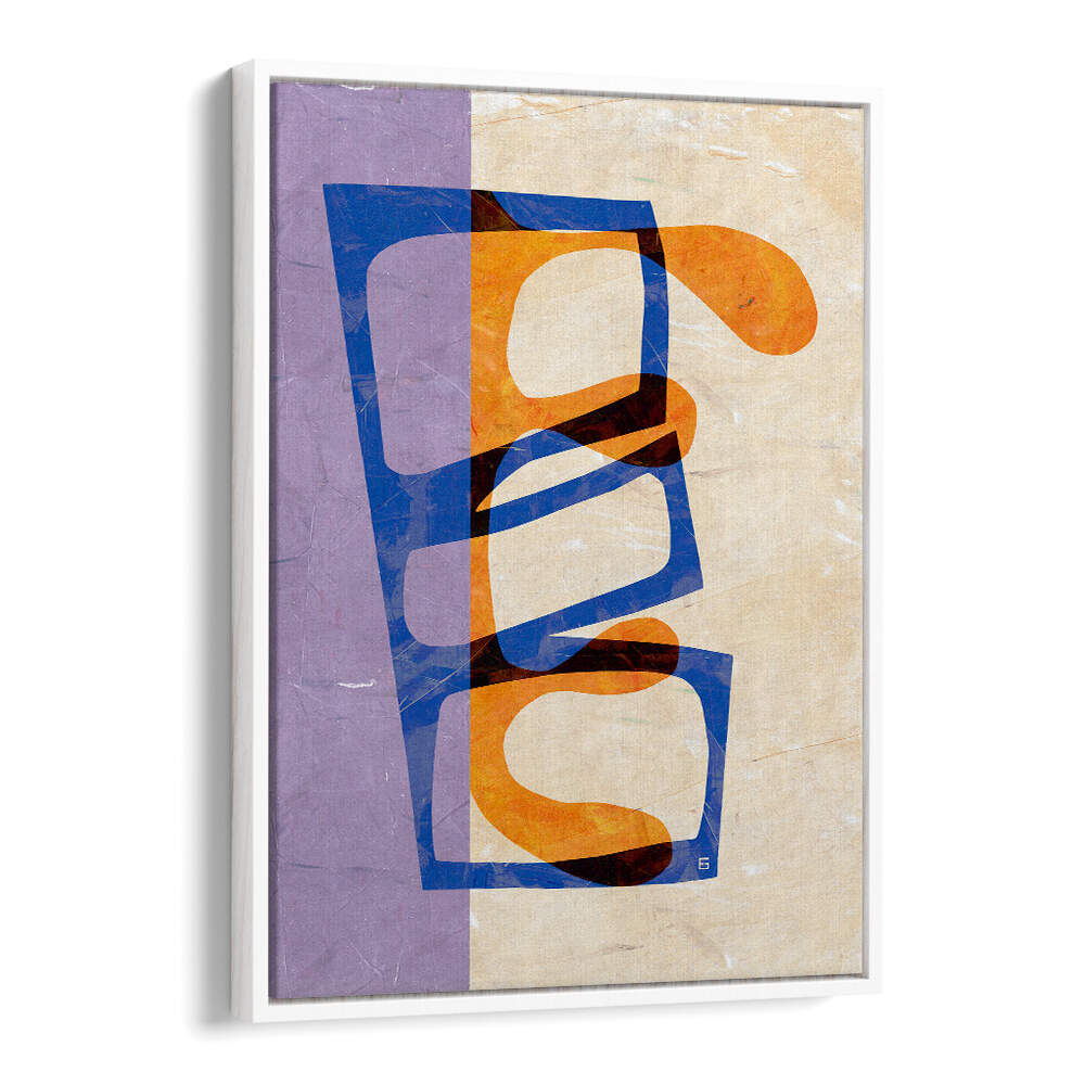 CUT OUT BLUE & ORANGE