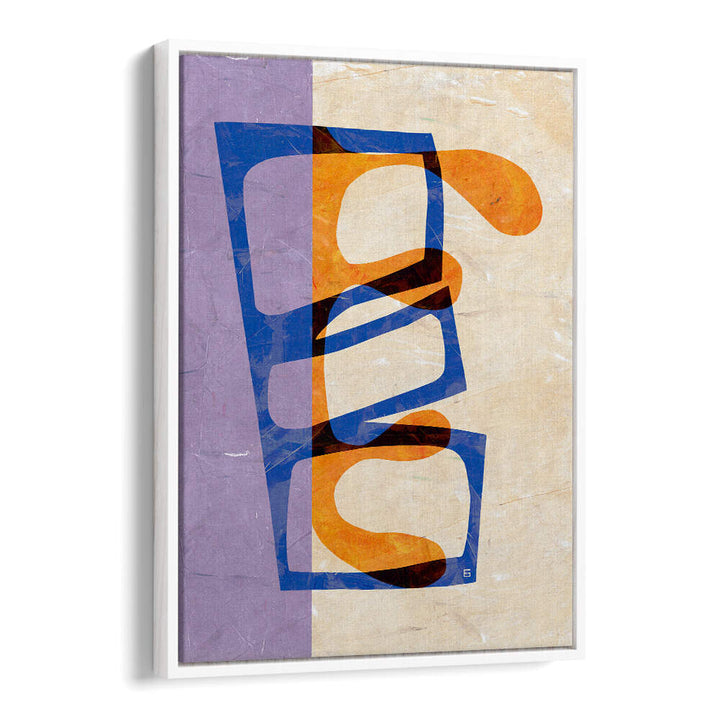 CUT OUT BLUE & ORANGE