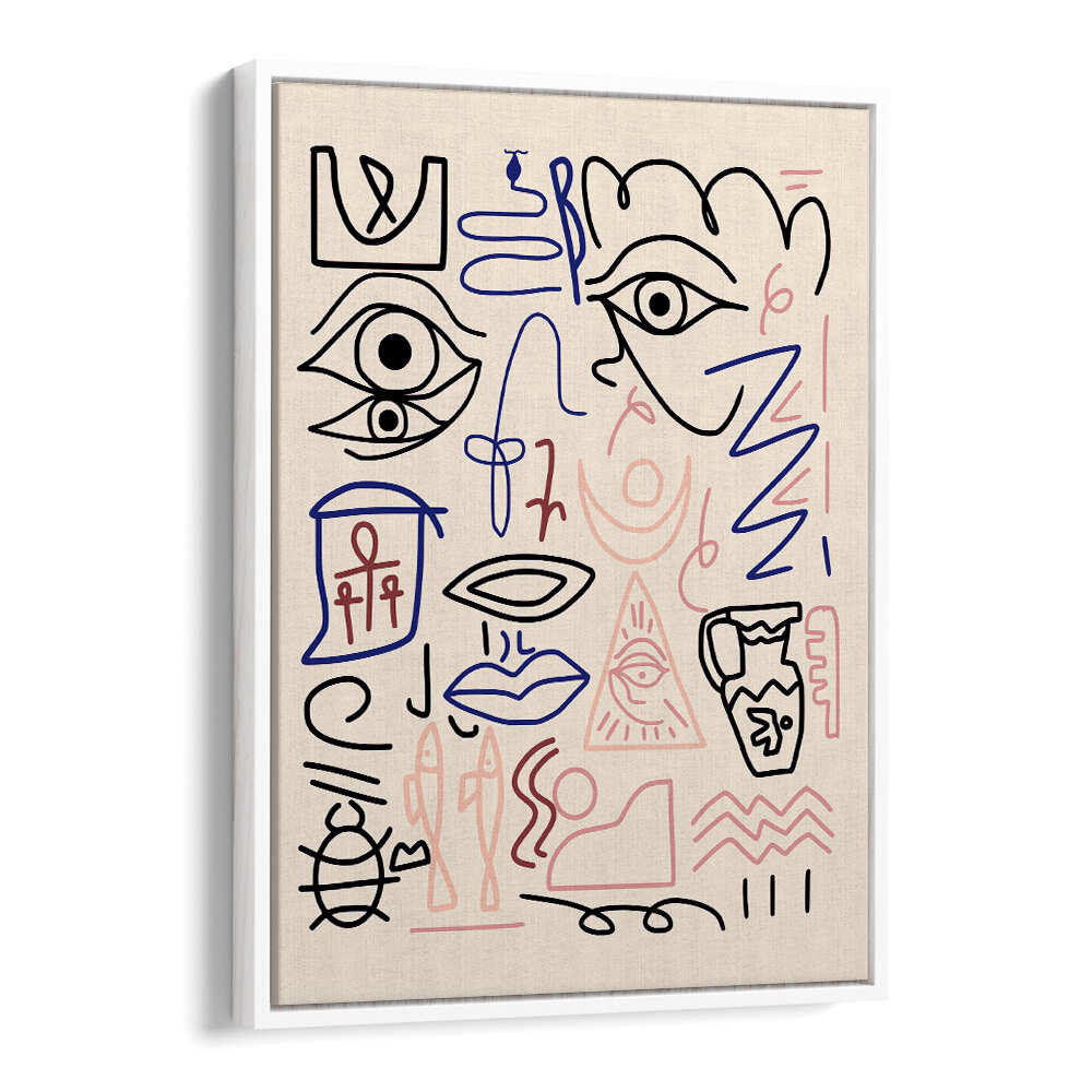 LINE ART CAVE DRAWING