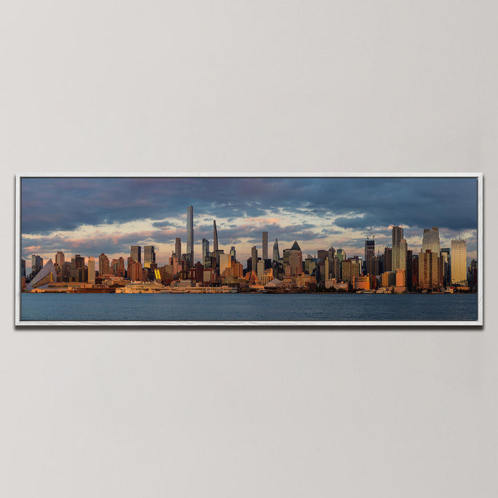 NEW YORK SKYLINE PANORAMA , PANORAMIC ART