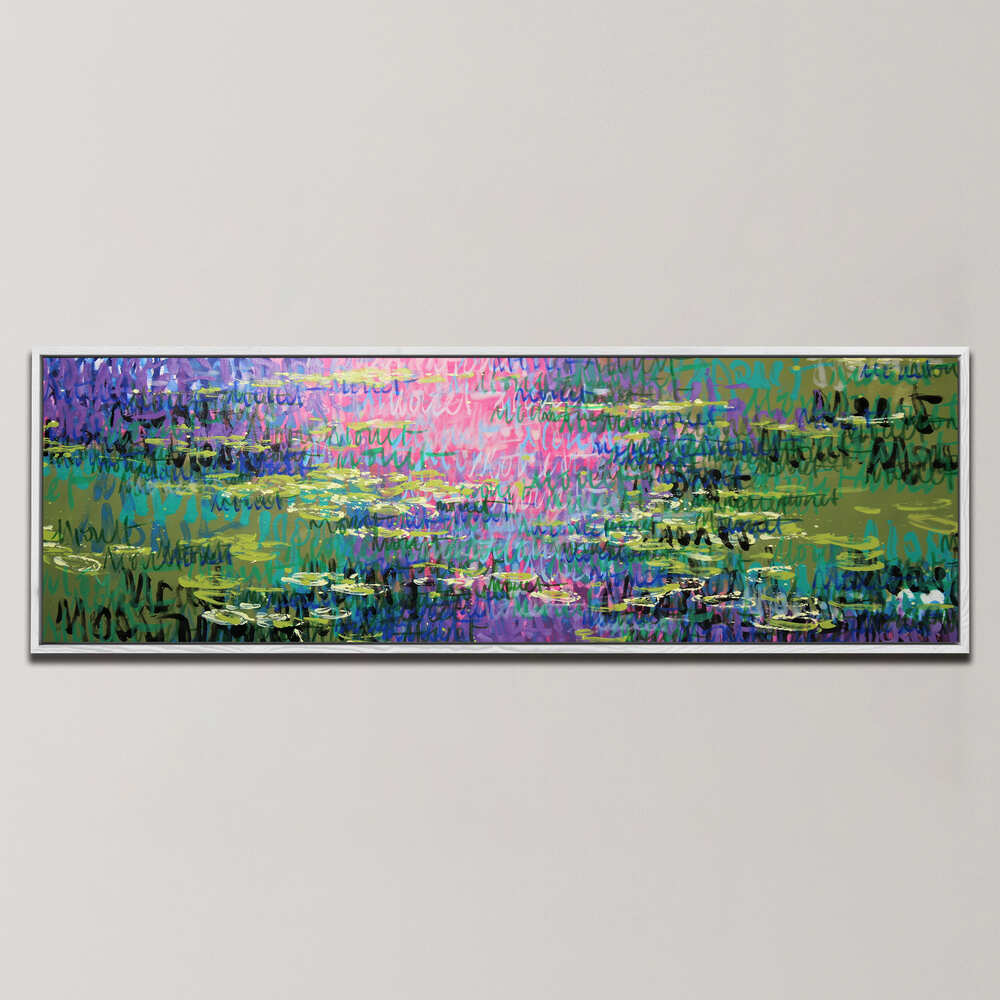 WHISPERING LILIES , PANORAMIC ART