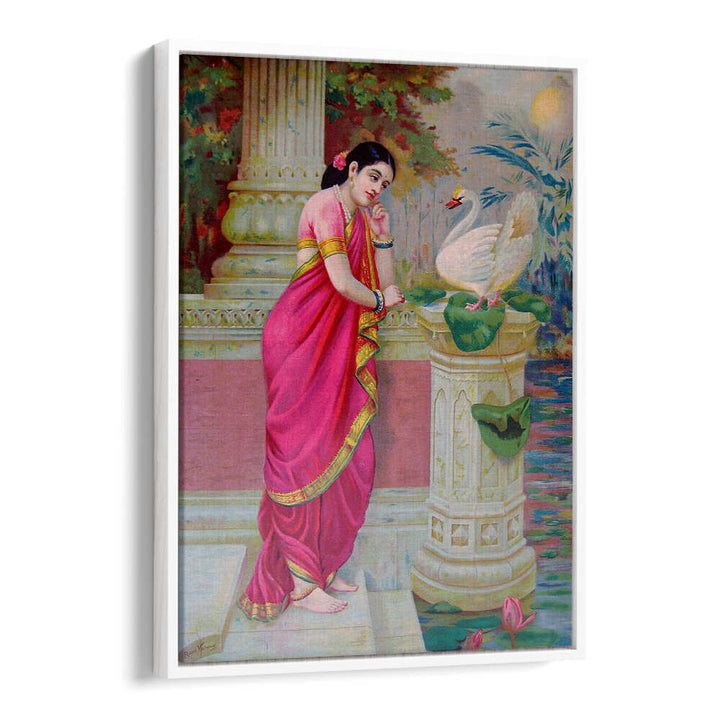 HANSA DAMAYANTHI , INDIAN ART PAINTINGS