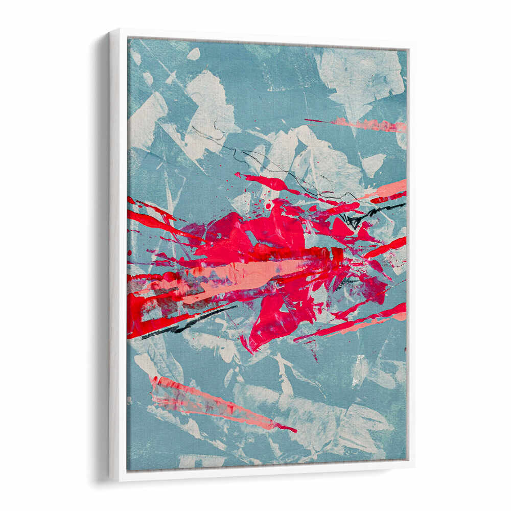 CRIMSON CHAOS BURST , ABSTRACT PAINTINGS