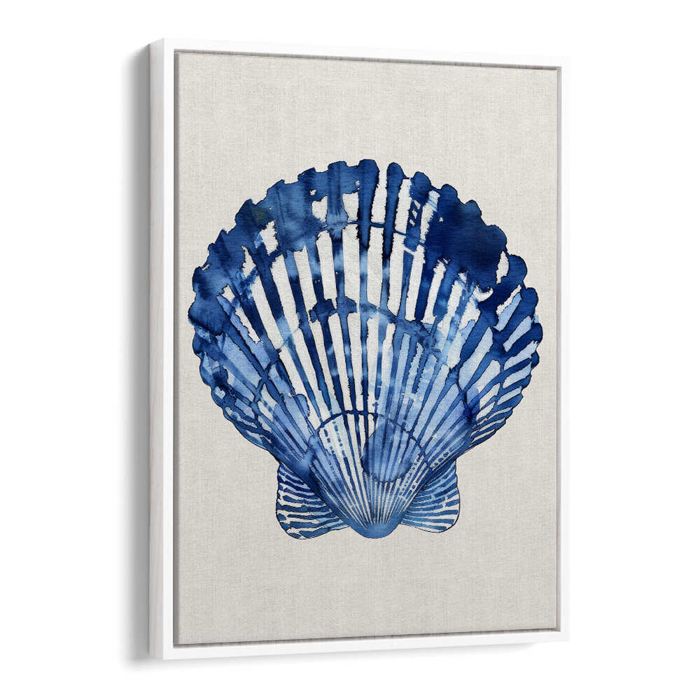 INDIGO SEASHELL , BEACH PAINTINGS