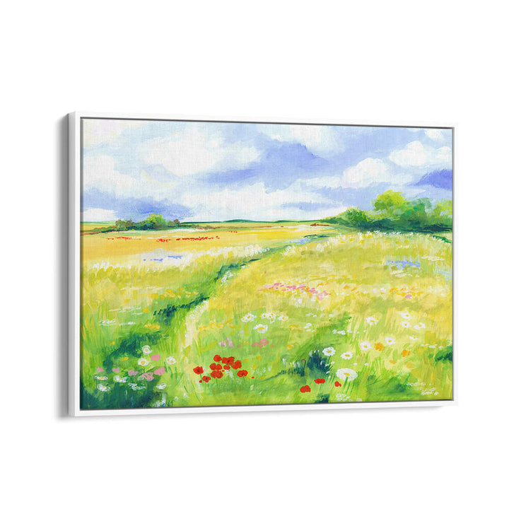 WILDFLOWER MEADOW , LANDSCAPE PAINTINGS