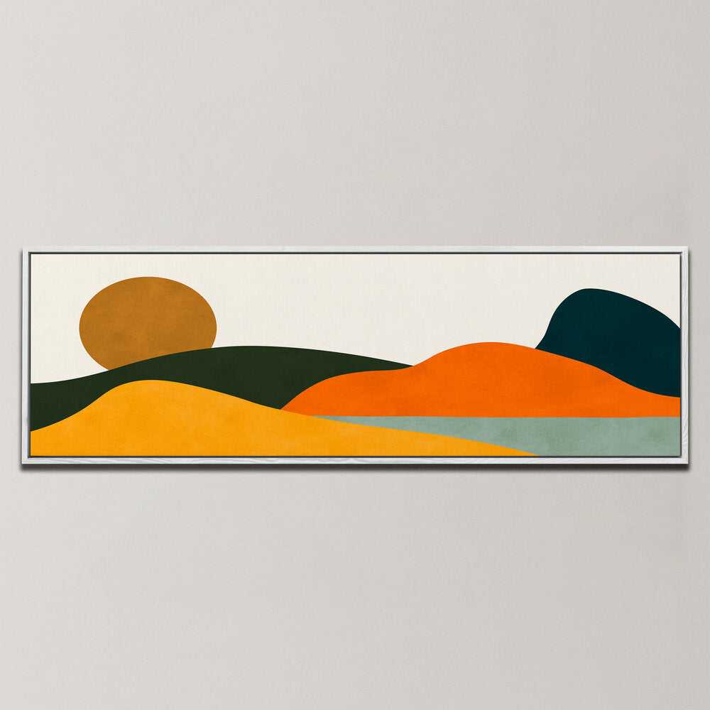 LANDSCAPE AND SUNSET III , PANORAMIC ART