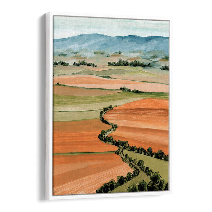 QUENIVA PATCHWORK LANDSCAPE , LANDSCAPE PAINTINGS