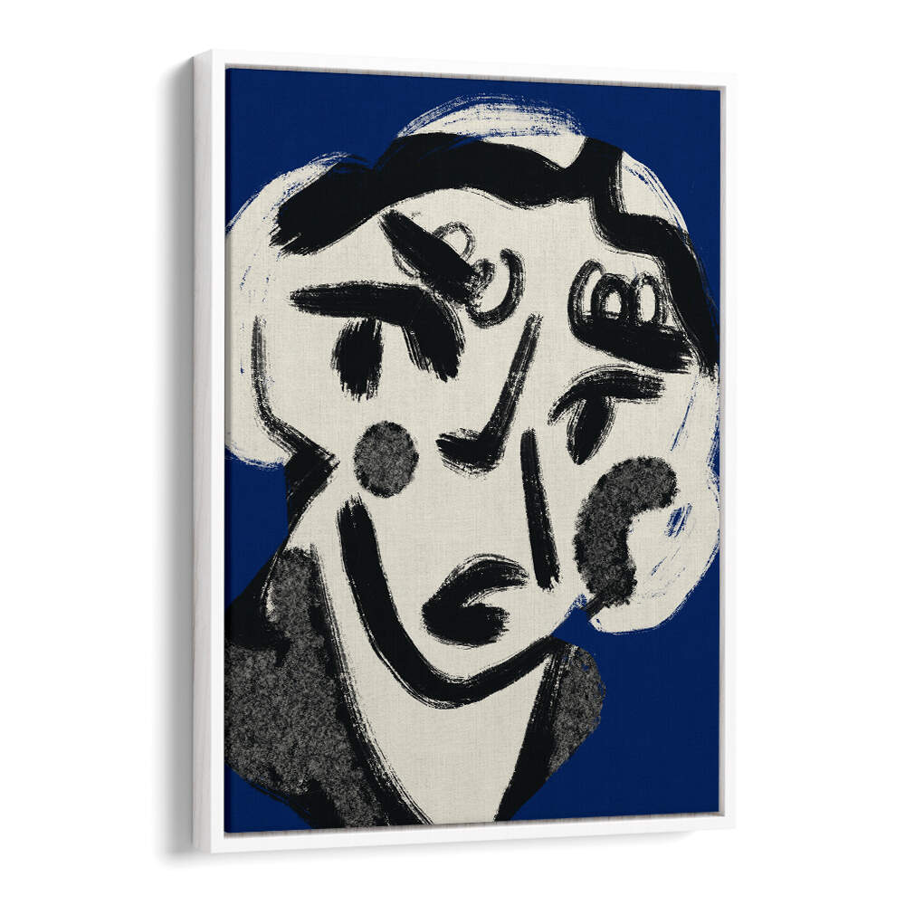 MADAME IN BLUE , PORTRAITS & FIGURATIVE ILLUSTRATIONS