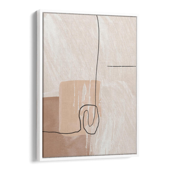 CREAMY I , BOHO ART PAINTINGS