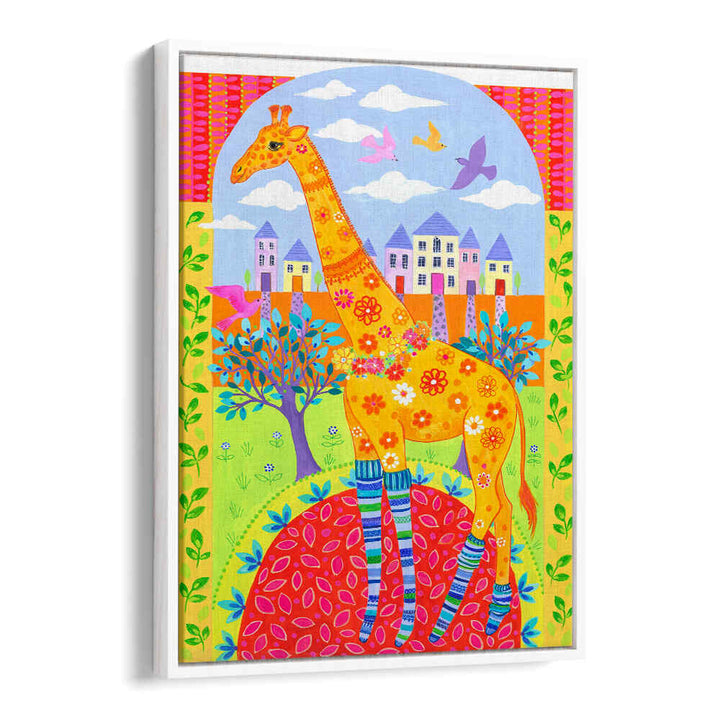 GIRAFFE IN LEG WARMERS , KIDS ROOM PAINTINGS