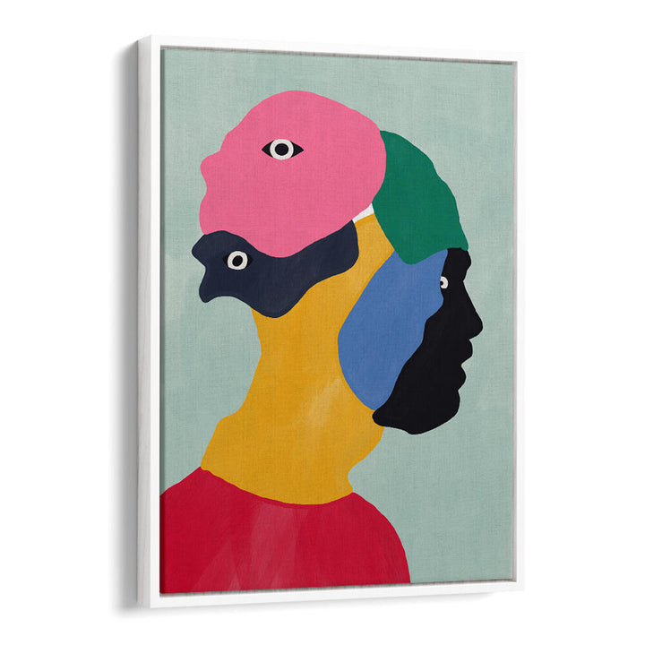 HIDING BEHIND MASKS , PORTRAITS & FIGURATIVE ILLUSTRATIONS