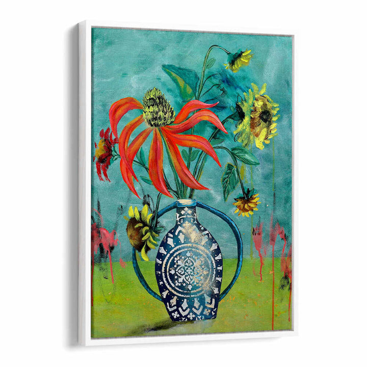 ARTWORK III , FLORAL FLOWER PAINTINGS