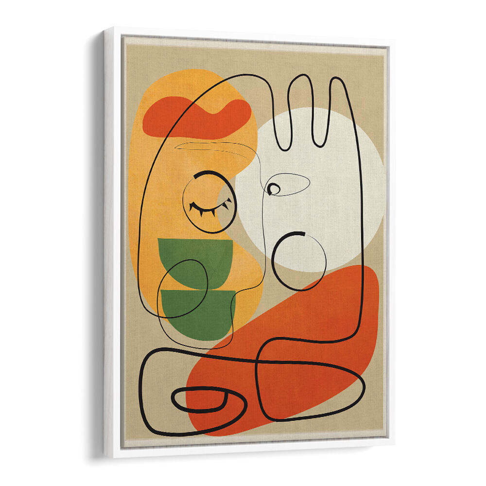 VERY ABSTRACT COLORFUL PORTRAIT