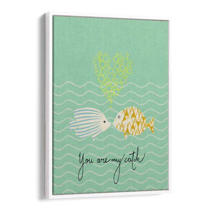 Delightful MELLOW, KIDS ROOM PAINTINGS featuring playful fish design, perfect for inspiring creativity in children's spaces.