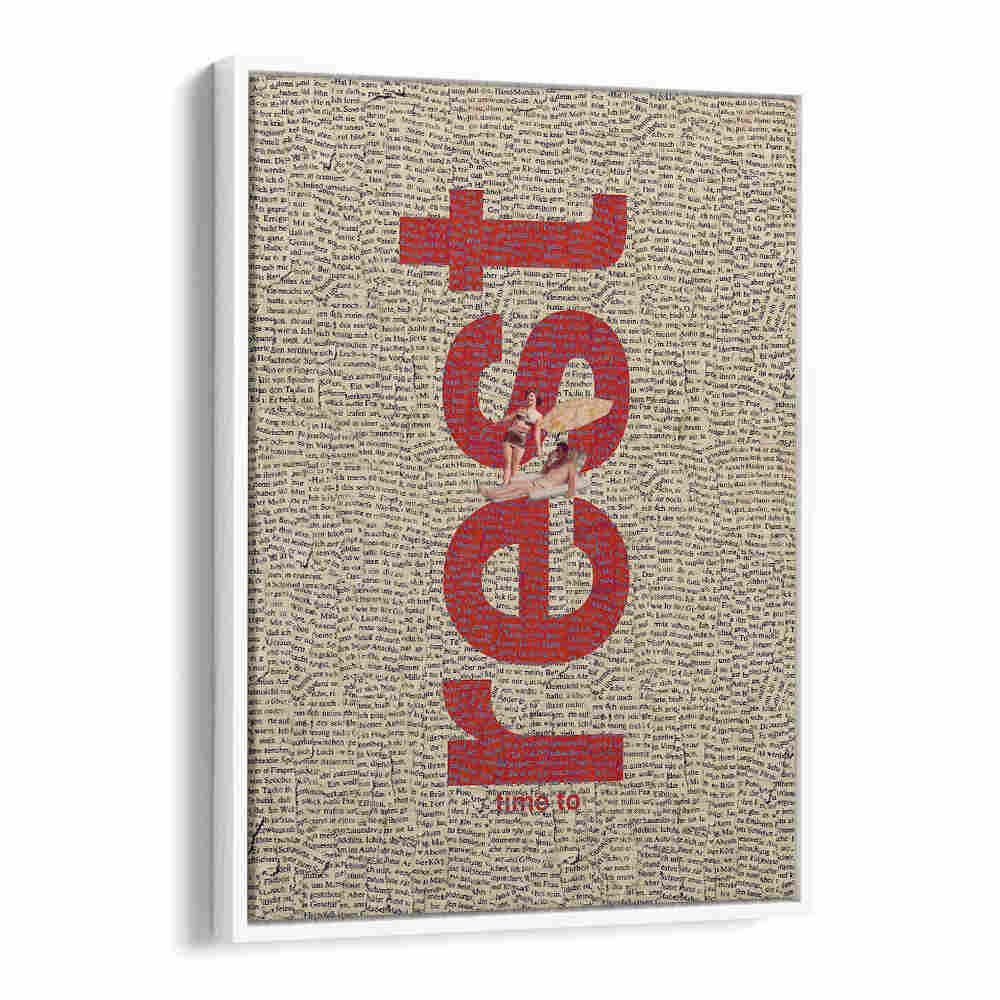 Stylish TIME TO REST, QUOTES poster featuring vibrant typography, perfect for home decor inspiration.