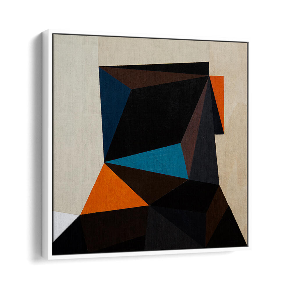 BLACK HEAD II , GEOMETRIC ART PRINTS
