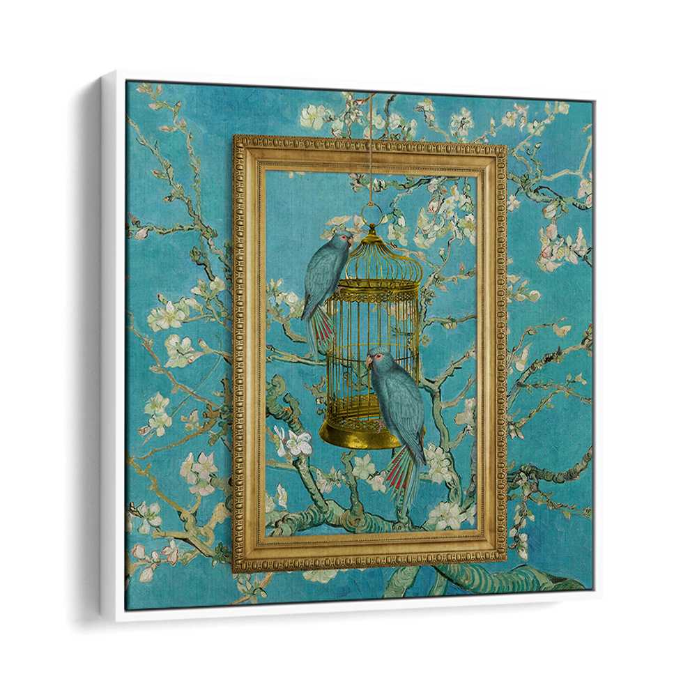 BLUE PARROTS ALMOND BLOOM