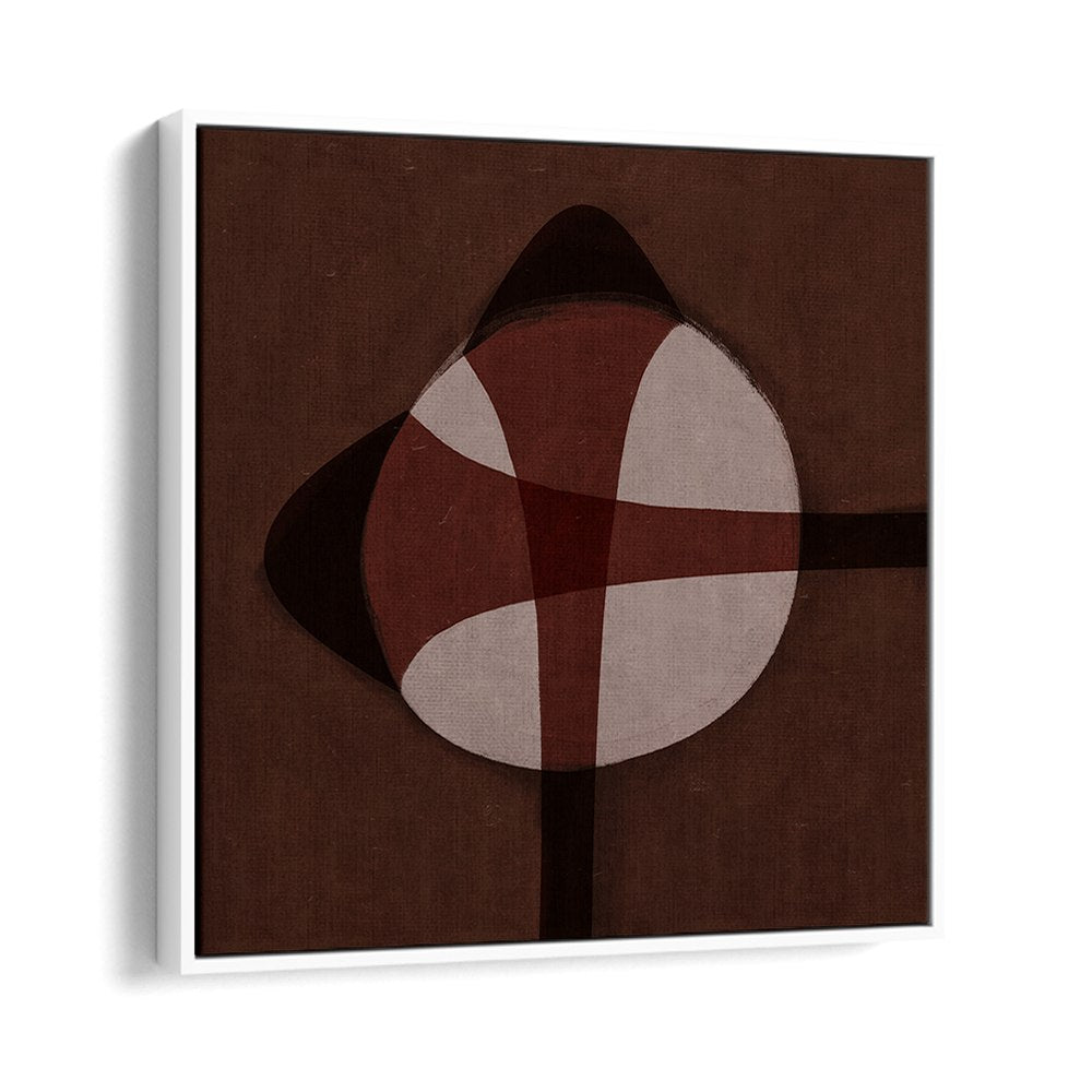 BROWN GEOMETRIC ABSTRACT