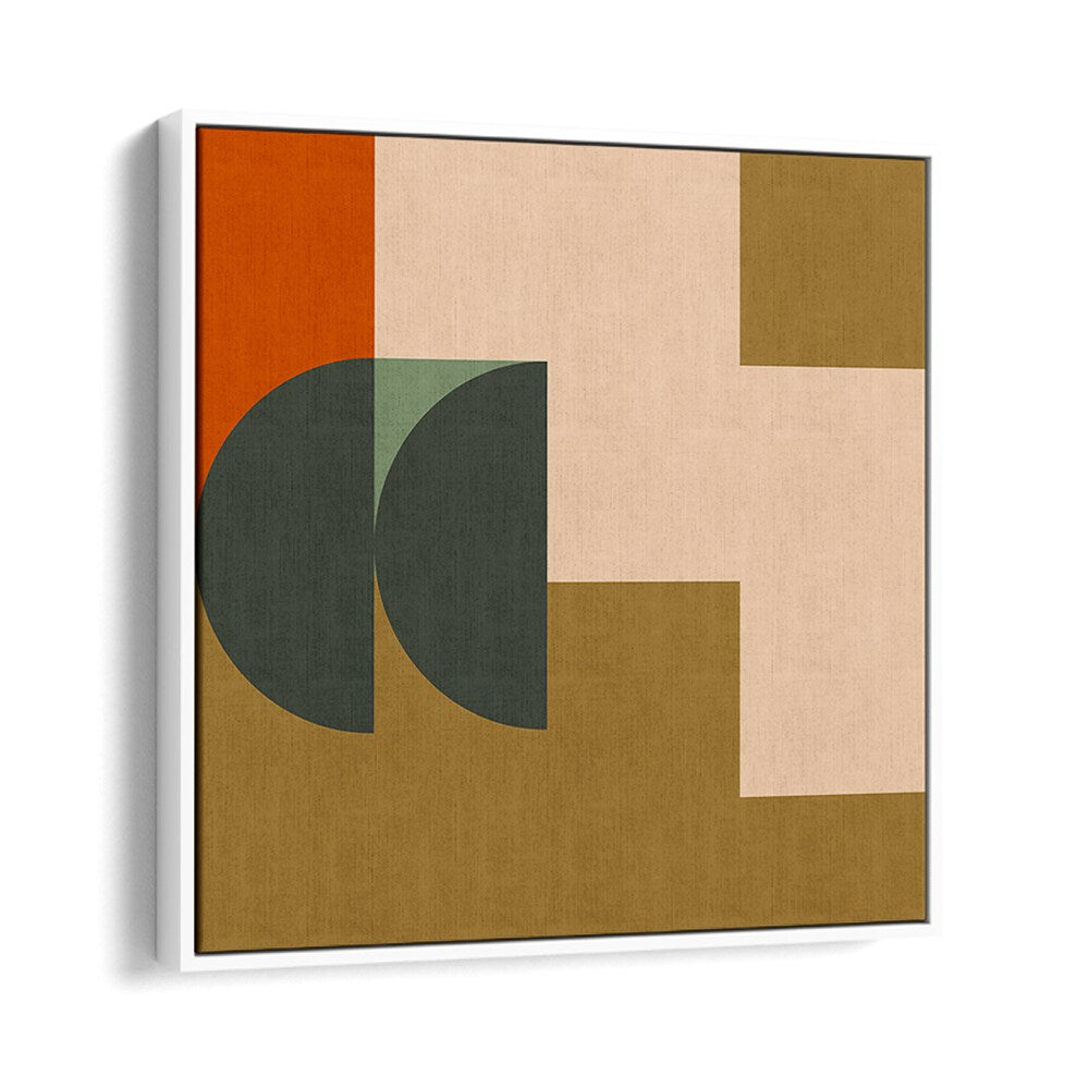 Stylish design of CONTEMPORARY ABSTRACT XXII, ABSTRACT PAINTINGS featuring geometric shapes and warm colors.