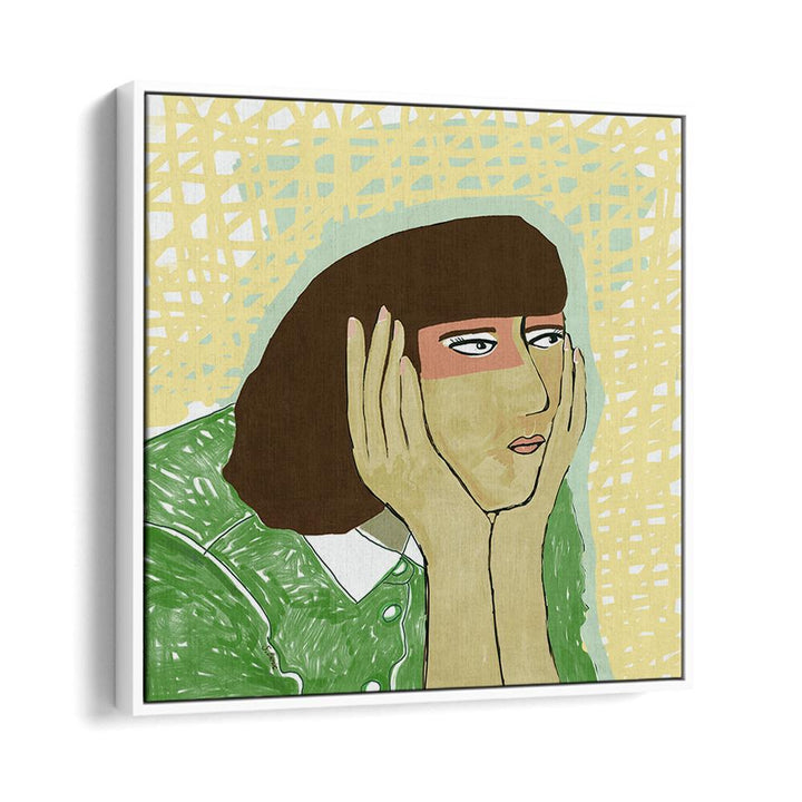 PENSIVE WOMAN PORTRAIT
