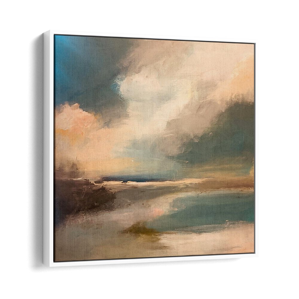 Vibrant SERENE SEASCAPE DYNAMIC SKY, LANDSCAPE PAINTINGS, perfect for transforming your living space with tranquility.