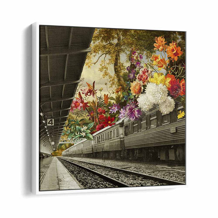 SURREAL FLORAL TRAIN