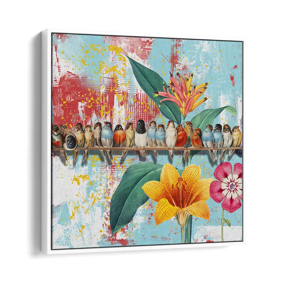 VIBRANT BIRDS AND BLOOMS