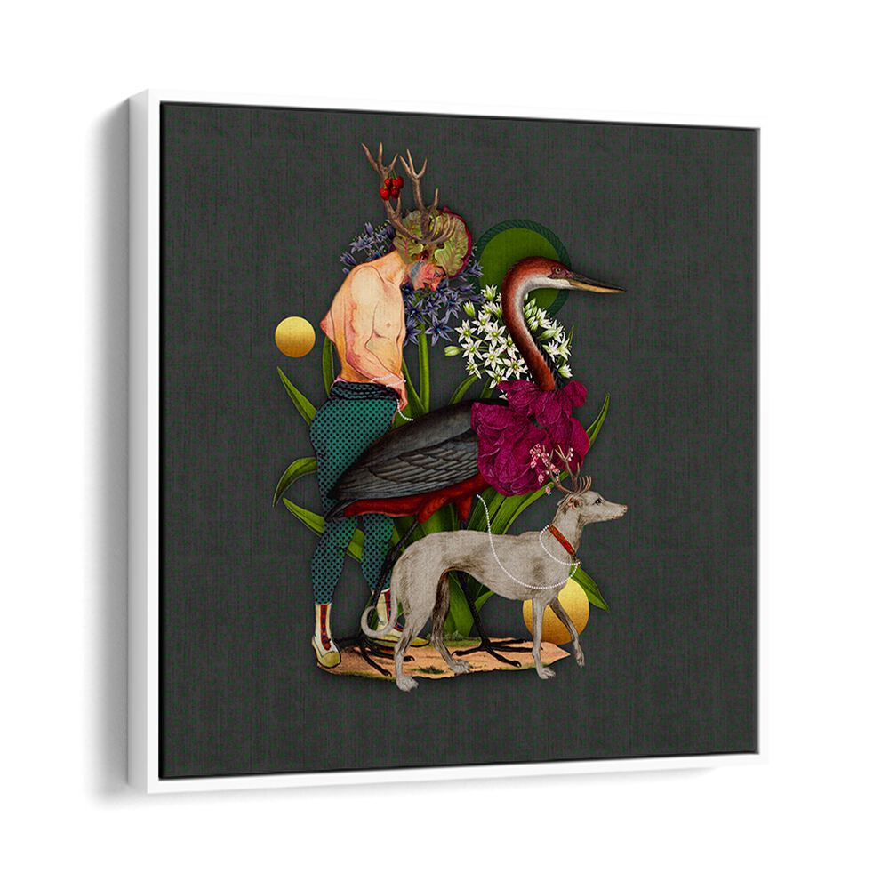 Whimsical scene from ENCHANTED FOREST VIII, ANIMAL PAINTINGS, showcasing vibrant colors and enchanting details.