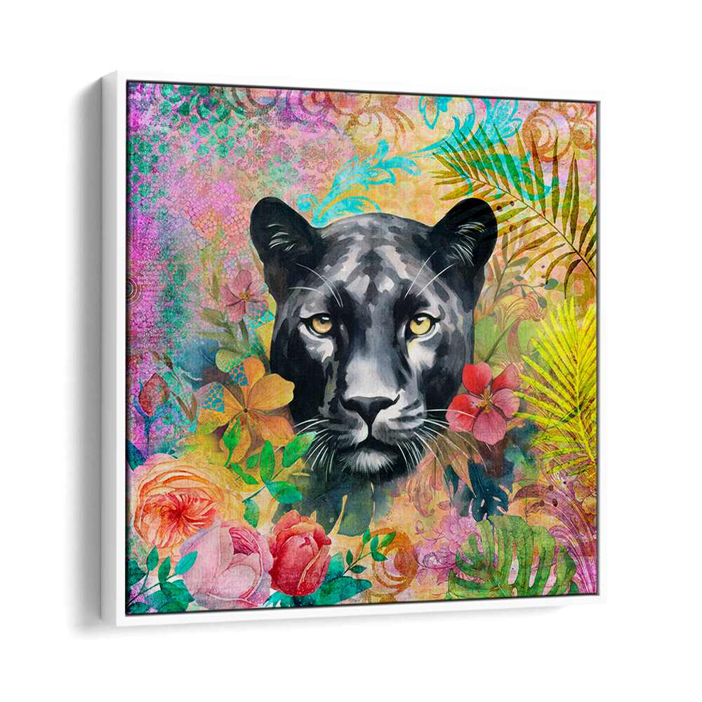 CHEETAH TROPICAL GARDEN III BY ANDREA HAASE , WILDLIFE POSTERS, WILDLIFE PAINTINGS