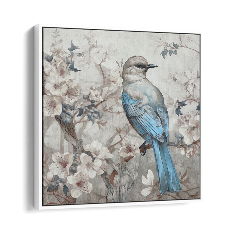 CHINOISERIE BIRD SPRING VIBES II BY ANDREA HAASE , WILDLIFE POSTERS, WILDLIFE PAINTINGS