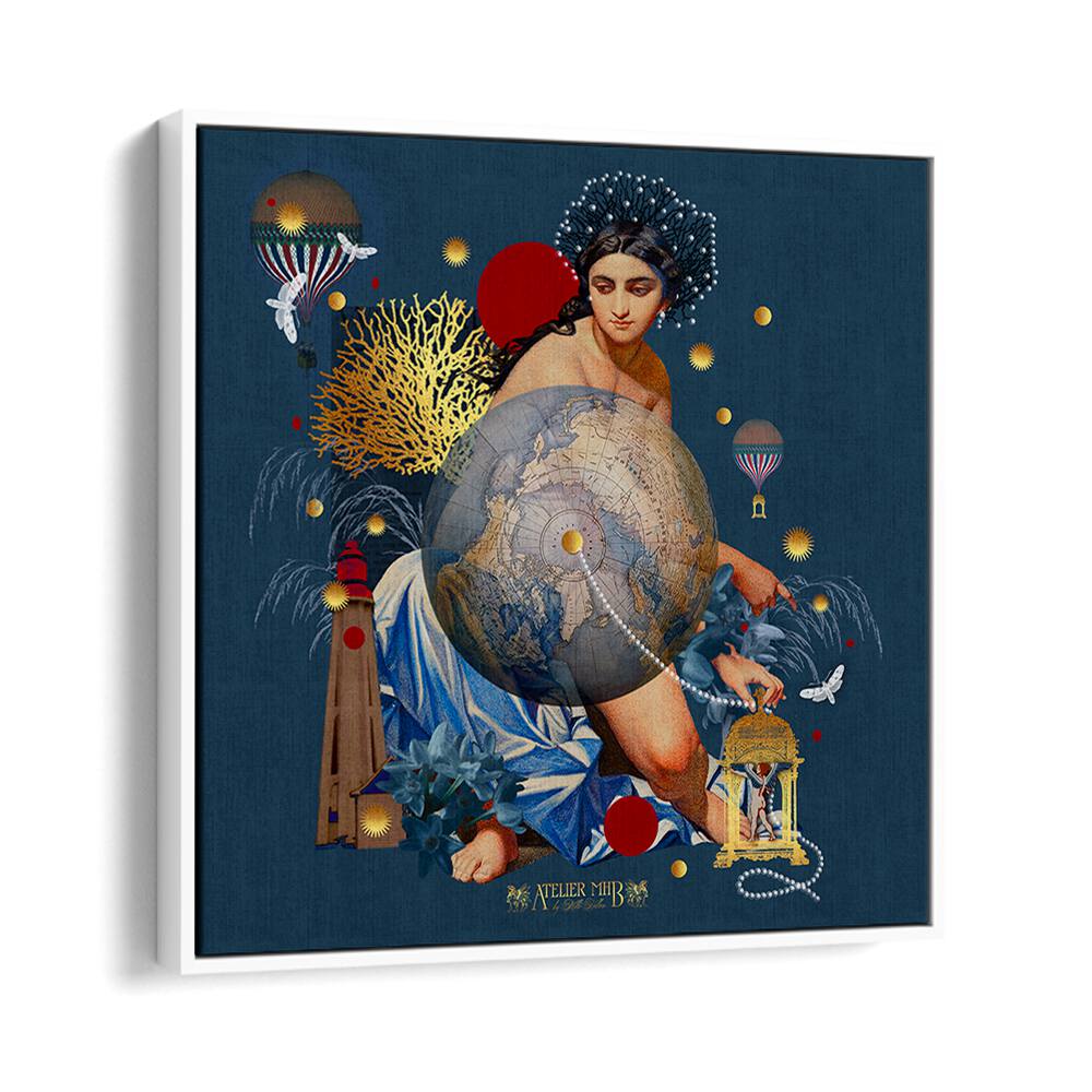 Surreal art print showcasing unity and tranquility, perfect for promoting SUPPORT FOR PEACE, SURREAL ART PRINTS.