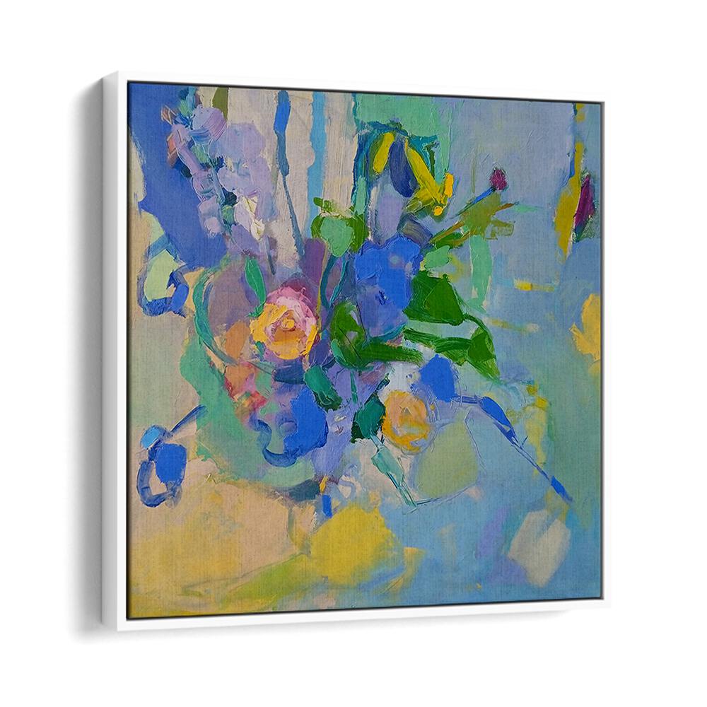 Vibrant SPRING BOUQUET, ABSTRACT PAINTINGS showcasing colorful blooms to brighten your home decor.