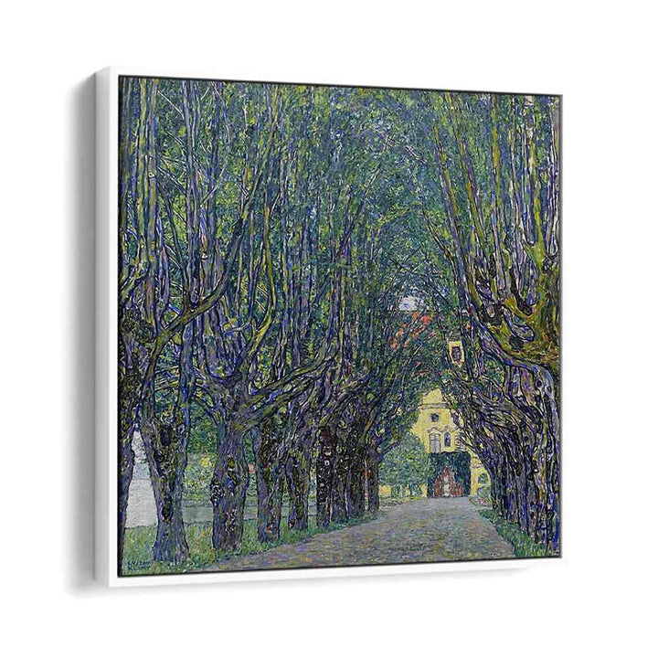 ALLEE AT SCHLOSS KAMMER (1910) , VINTAGE PAINTINGS