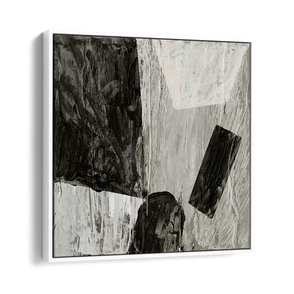 Elegant SWIVEL, ABSTRACT PAINTINGS showcasing bold black and white brush strokes, perfect for modern decor.