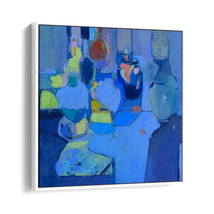 Stunning BLUE GLASS, ABSTRACT PAINTINGS showcasing vibrant hues, perfect for enhancing your home decor.