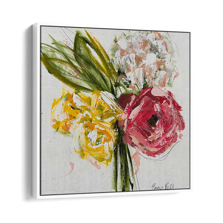 Bright and vibrant COLORFUL FLORAL BOUQUET, FLORAL FLOWER PAINTINGS to enhance your living space with nature's beauty.