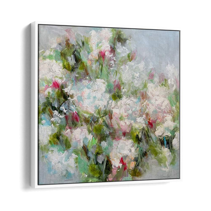 Vibrant COLORFUL BRUSHSTROKES, FLORAL FLOWER PAINTINGS bring enchanting beauty to your walls, elevating your decor.