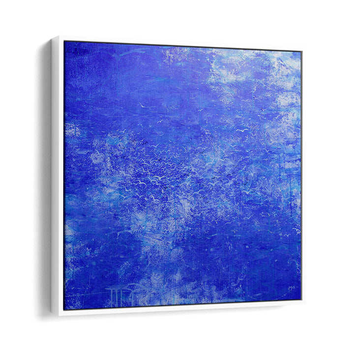 ABSTRACT BLUE SEA BIRDS