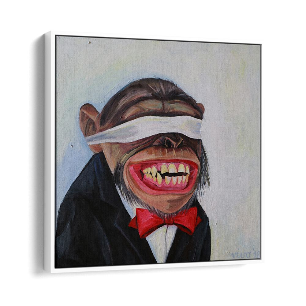 Vibrant BLINDFOLDED GRIN, COMIC POSTERS featuring abstract art, perfect for superhero fans to elevate their space.